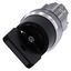 Key-operated switch O.M.R, 22 mm, round, metal, shiny, lock number 73034, black, with 2 keys, 2 switch positions O thumbnail 2