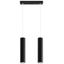 HANGING LAMP LAGOS 2 BLACK GU10 2X40W IP20 thumbnail 1