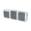 AQUANT SINGLE POLE / TWO WAY SWITCH + SOCKET 2x2P+Z thumbnail 3