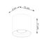 CEILING LAMP MICA BLACK GU10 1X10W IP20 thumbnail 5