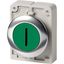 M30C-FDR-G-X1 Pushbutton, RMQ-Titan, Flat, maintained, green, inscribed, Metal bezel thumbnail 2