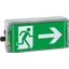 Ex-escape sign luminaires EXIT N with integrated emergency light function for zone 1/21, Pictogram: DIN 4844, Arrow: 3 Clock thumbnail 2