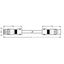 pre-assembled interconnecting cable Eca Socket/plug pink thumbnail 5