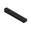 PCB plug-in connector, male header, Dovetails for fixing blocks, THT solder connection, 5.08 mm, Number of poles: 14, 90°, Solder pin length (l): 3.2 mm, tinned, black, Box thumbnail 2