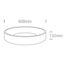 ANTHRACITE PLAFO LED 42W WW IP20 230V thumbnail 3