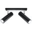 CEILING LAMP DIREZIONE 2 BLACK GU10 2X40W IP20 thumbnail 1