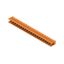 PCB plug-in connector, male header, open side, THT solder connection, 5.08 mm, Number of poles: 21, 90°, Solder pin length (l): 3.2 mm, tinned, orange, Box thumbnail 4
