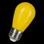 LED ST45 E27 240V 1W Yellow thumbnail 2