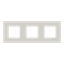 Frame 3-gang / 2+2+2-modules - Niessen logo - S - Dune thumbnail 1