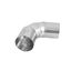 Master stainless steel flue exhaust elbow O200mm x 90 degrees thumbnail 1