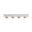 BUSBAR, low voltage, 100 A, AC 600 V, DC 600 V, 22 x 37 x 214 mm, 12P, UL thumbnail 1