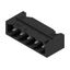 PCB plug-in connector, male header, closed side, THT/THR solder connection, 5.00 mm, Number of poles: 5, 90°, Solder pin length (l): 1.5 mm, tinned, black, Tape thumbnail 6