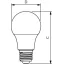 LEDbulb ND 8-60W A60 E27 827 1CT thumbnail 2