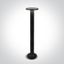 BLACK 6,5W WW IP54 81cm BOLLARD 230V thumbnail 1