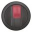 M22S-WRLK3-R Illuminated selector switch actuator, RMQ-Titan, With thumb-grip, maintained, 3 positions, red, Bezel: black thumbnail 5