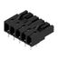 PCB plug-in connector, female header, closed side, THT solder connection, 5.08 mm, Number of poles: 5, 90°, Solder pin length (l): 4.5 mm, tinned, black, Box thumbnail 4