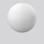 Replacement cover, plastic glass D 630 H 621 colour: white thumbnail 1