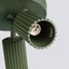 CARBON CEILING LAMP WITH REFLECTORS ON A ROUND OLIVE HEADLINING 3XGU10 thumbnail 6