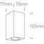 ANTHRACITE WALL LIGHT GU10 2x10W IP65 thumbnail 3