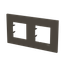Frame 2-gang - ABB logo - Anthracite thumbnail 2