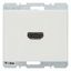 High definition soc. out. 90° plug connection, arsys, p. white glossy thumbnail 2