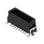 PCB plug-in connector, male header, SMD solder connection, Pitch in mm (P): 1.27 mm, Number of poles: 16, 180°, Tape thumbnail 2