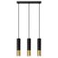 LOOPEZ 3L HANGING LAMP BLACK/GOLD GU10 3X40W IP20 thumbnail 8