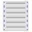 Distribution board insert KVN 60mm, 4-24K, 6-rows thumbnail 1