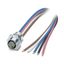SACC-E-M12FSL4FEM16XL/0,2GR/-1,5 - Device connector front mounting thumbnail 3