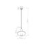 Pendant lamp PELTA 1 black/yellow thumbnail 8