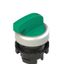 Illuminated long handle selector, 3 positions green with marking thumbnail 1