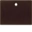Centre plate for pullcord switch/pullcord push-button, arsys, brown gl thumbnail 2