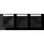 3-gang frame AC583AL thumbnail 7