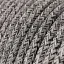Black Onyx Tweed Glitter ZigZag Textile Cable - The Original Creative-Cables - RS81 round 2x0.75mm / 3x0.75mm thumbnail 2
