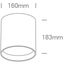 WHITE COB 40W WW IP65 230V DARK LIGHT thumbnail 2