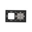 HDMI single socket, black matt thumbnail 2