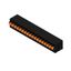 Printed circuit board terminals, 5.00 mm, Number of poles: 18, 90°, Solder pin length (l): 3.5 mm, tinned, black, PUSH IN with actuator, Clamping range, max. : 2.5 mm², Box thumbnail 3