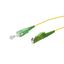 OpDAT patch cord SC-S APC/E2000-S APC OS2, 1.0 m thumbnail 1