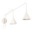 Wall lamp NOX 2 beige with a switch thumbnail 2