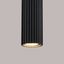 SINGLE BLACK PENDANT ON GU10 WITH CYLINDRICAL ELEGANT LAMP, CARBON SERIES thumbnail 3
