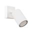 SINGLE WALL LAMP CARBON WHITE WITH MOVABLE LAMP FOR GU10 thumbnail 1