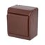 GALATEA Switch no. 2 10A 230V on plaster IP44 brown thumbnail 2