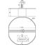 Concrete base C45/55 17kg w. grip recess a. threaded adapter M16 D 337 thumbnail 2