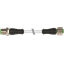 M12 male 0° / M12 female 90° A-cod. PUR 5x0.34 gy 20.0m thumbnail 2