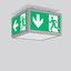 SIGNCUBE IP54, 9,8 W, aluminium, on/off Ceiling luminaires, L 351 B 35 thumbnail 1