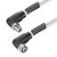 Sensor/actuator line, Connecting line, M12 / M12, Number of poles : 5, 10 m, pin, 90° - socket 90°, Shielded: No, LED: No, Sheath material: PUR, Halogen: No thumbnail 2