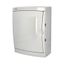 Cabinet ACQUA 3926-TB, 26TE, 410x310x150mm, opaque plastic door, IP65 thumbnail 1