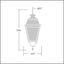 EP 145 LED 24L70 BP NR 730 RS/MSU - LED Amenity lighting lantern thumbnail 3