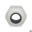 MP1-7525 Push button white "II" flat momentary, front ring: black plastic thumbnail 1