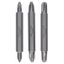3-piece double ended bit set PH1, PH2, PH3, PH1, PH2, PH3; 60 mm thumbnail 1